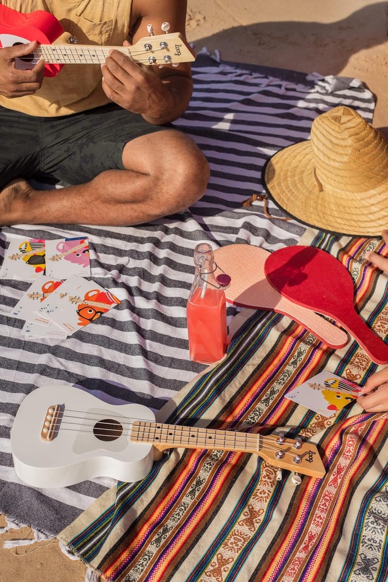 Loog Wood Soprano Ukulele for Kids & Beginners, App & Lessons, All Ages (White) - Image 5